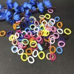 100pcs Candy Color Nylon Hair Bands For Baby Girls